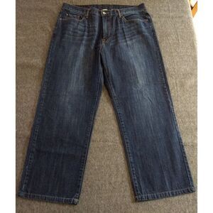 Lucky Brand Jeans 181 Relaxed Straight 7MG1000 Mens Size 38x28.5 High Rise Faded